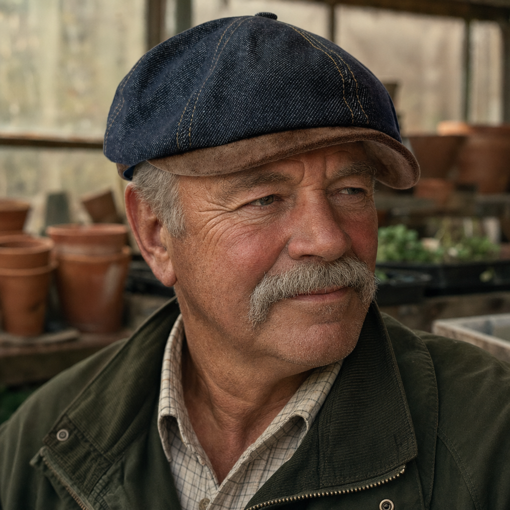 Casquette d'ouvrier en denim — LUMBRES