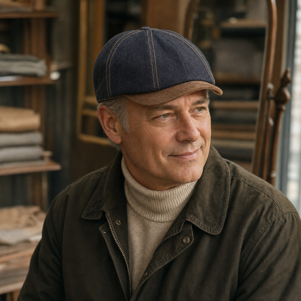 Casquette d'ouvrier en denim — DOULLENS
