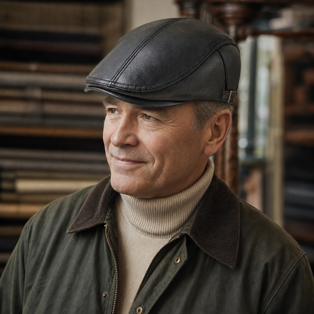 Casquette en cuir Héritage — FORMERIE