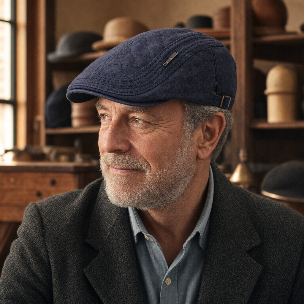 Casquette en coton matelassé — WORMHOUT