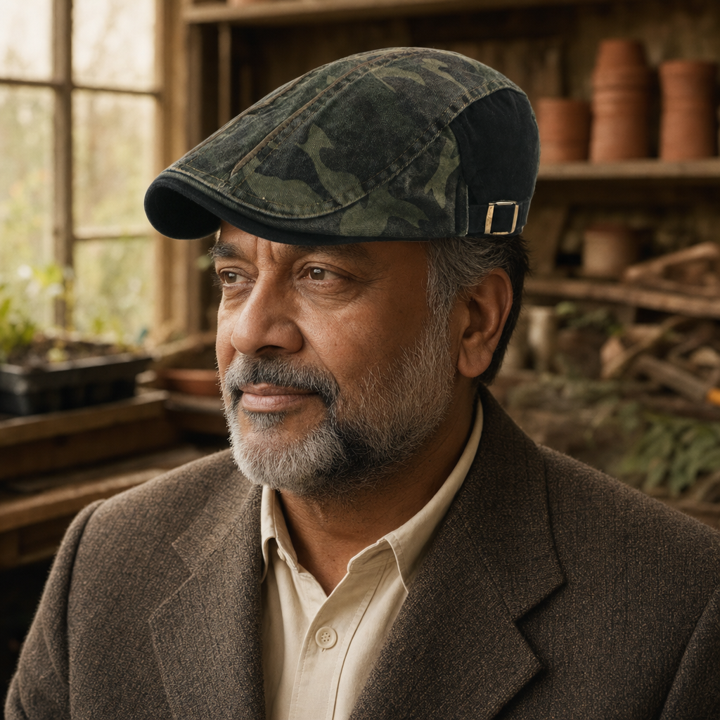 Casquette camouflage en coton — HALLENCOURT