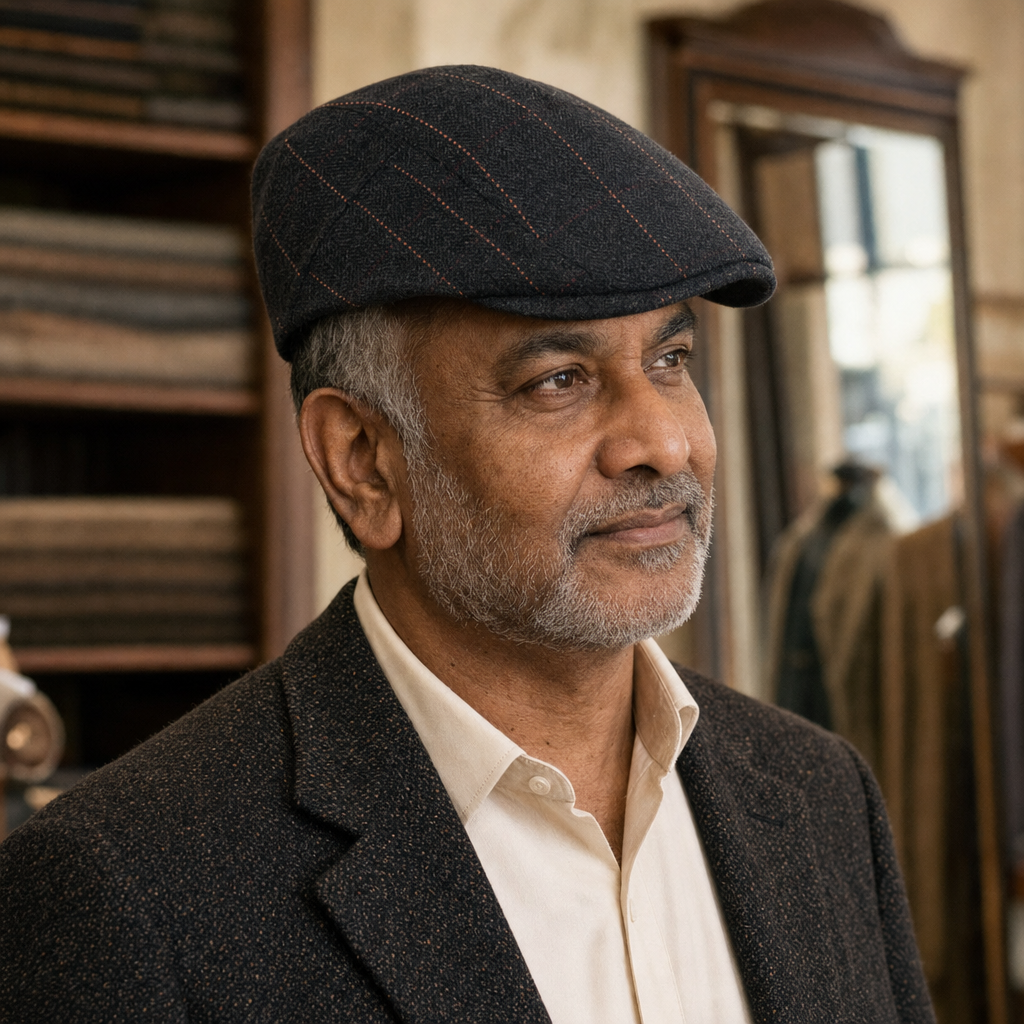 Casquette à chevrons rayée — VERVINS
