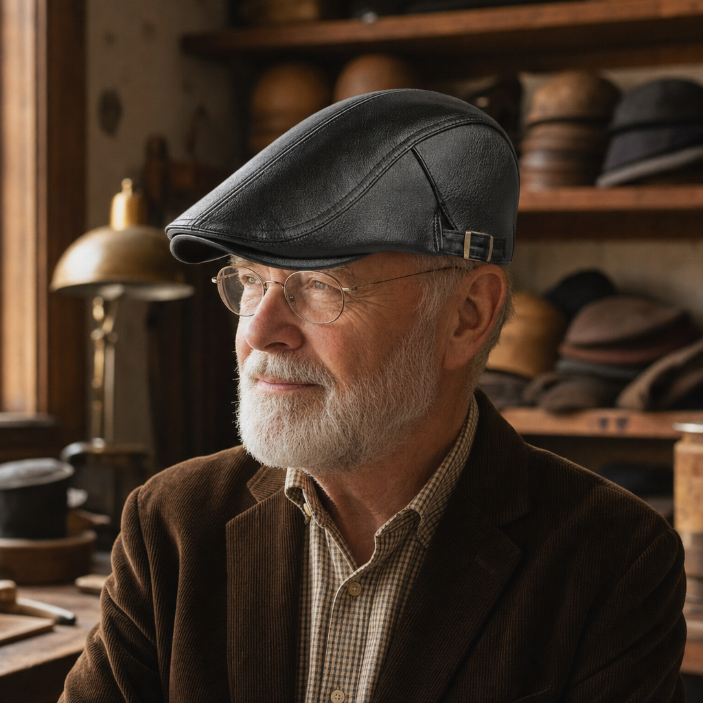 Casquette en cuir Héritage — ESTAIRES