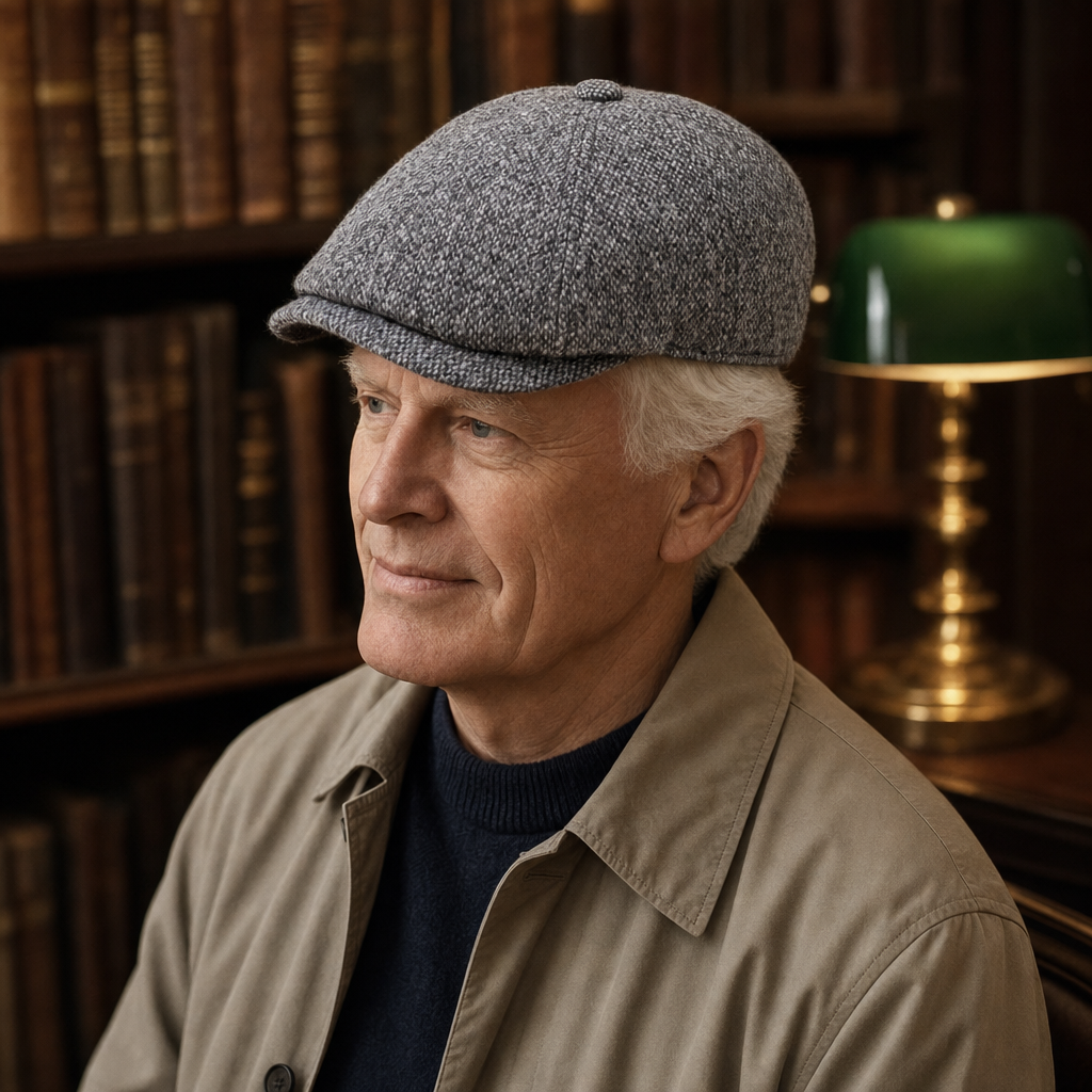 Casquette huit panneaux chinée — OISEMONT
