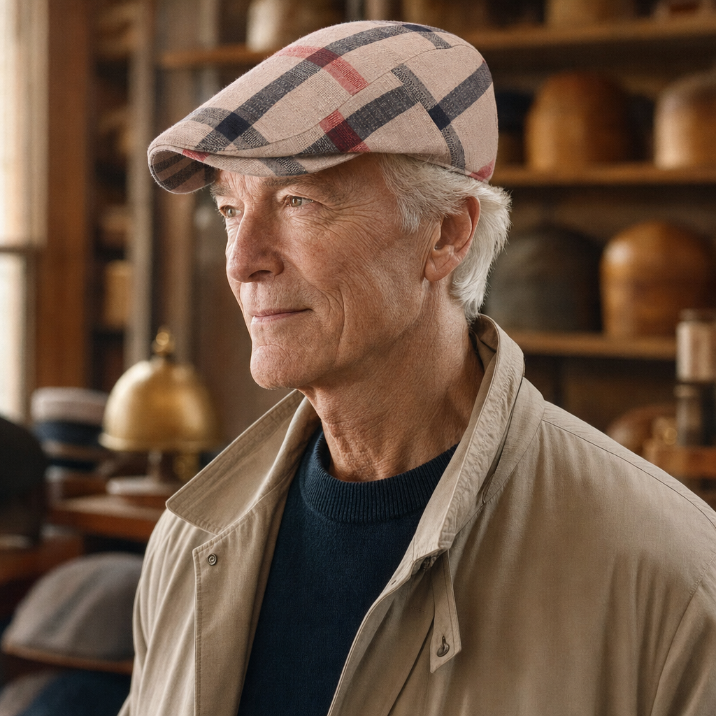 Casquette à carreaux rétro — RIBEMONT