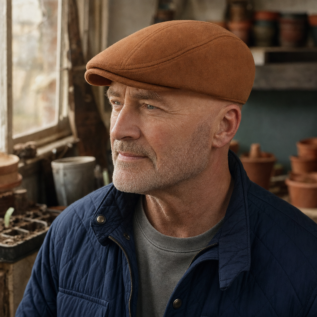 Casquette classique en daim — CHAUNY