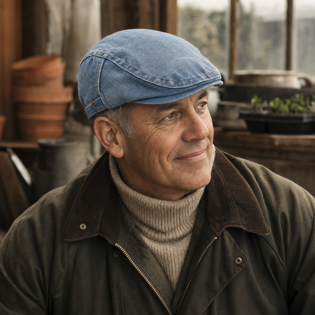 Casquette en denim délavé — HIRSON
