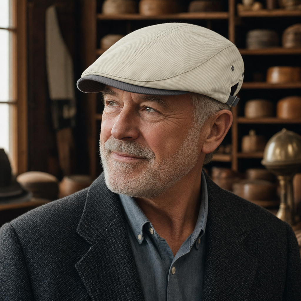 Casquette en coton rayé — MAROILLES