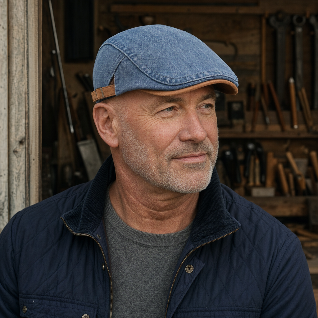 Casquette de travail en denim — WISSANT