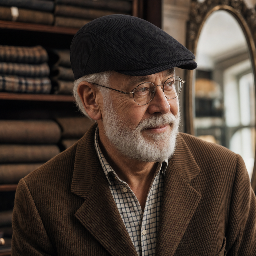 Casquette en velours côtelé Héritage — RIQUIER
