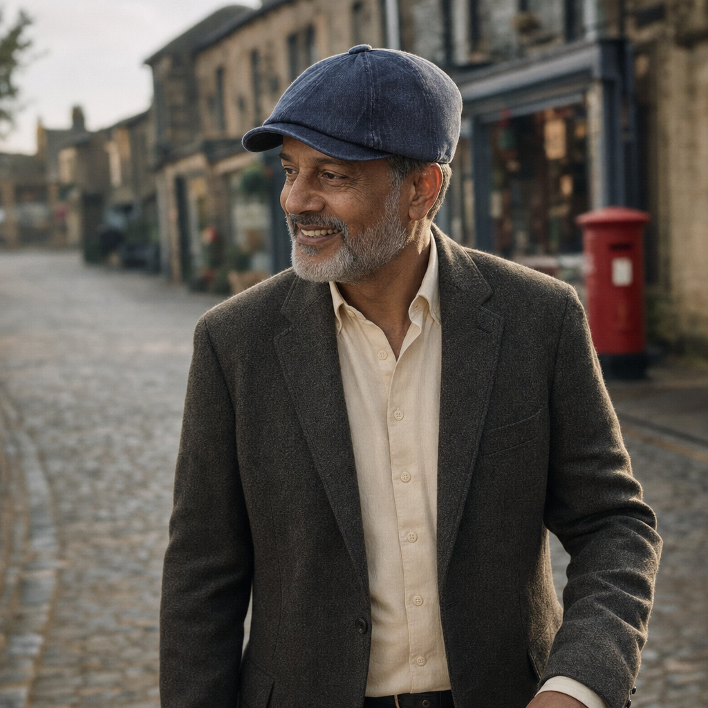 Casquette gavroche en denim — AILLY