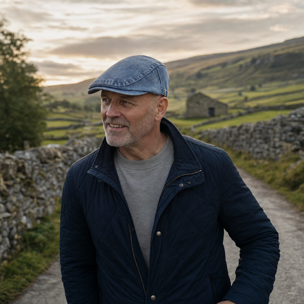 Casquette en denim délavé — DESVRES