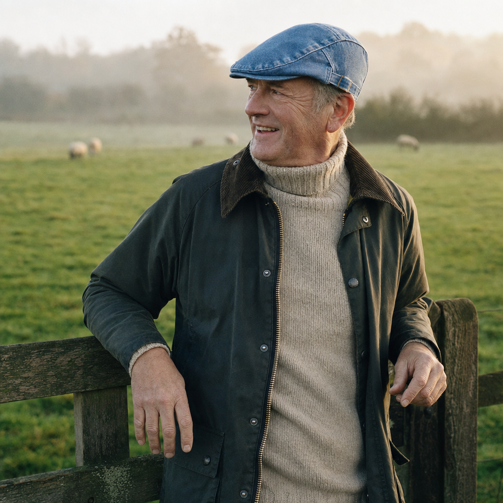 Casquette en denim délavé — HIRSON