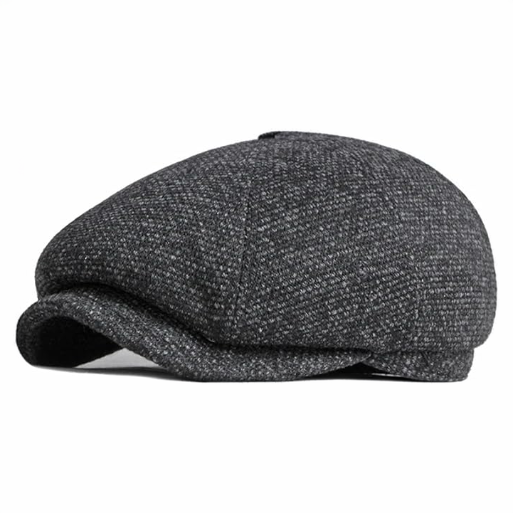 Casquette huit panneaux chinée — BOUCHAIN