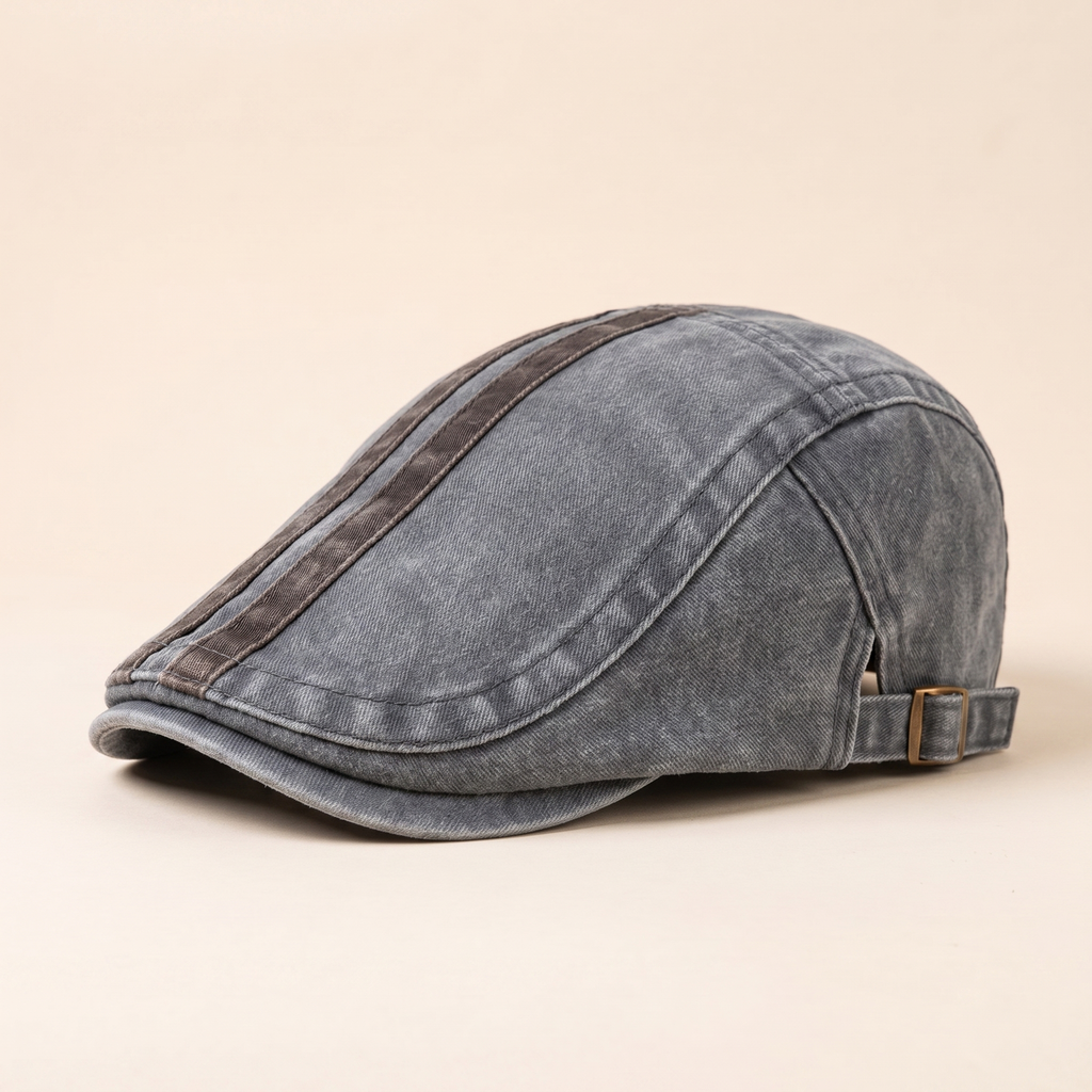 Casquette en denim rayé — AUNEUIL