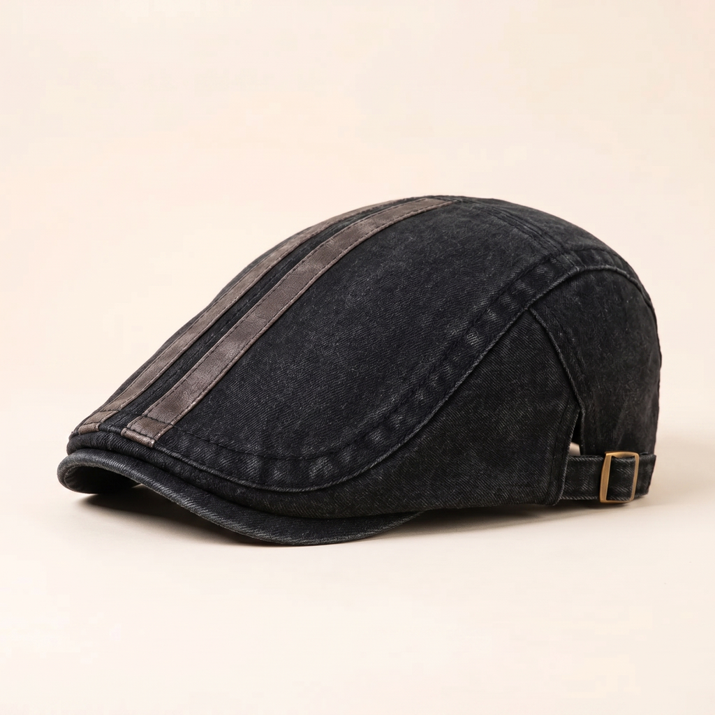 Casquette en denim rayé — AUNEUIL