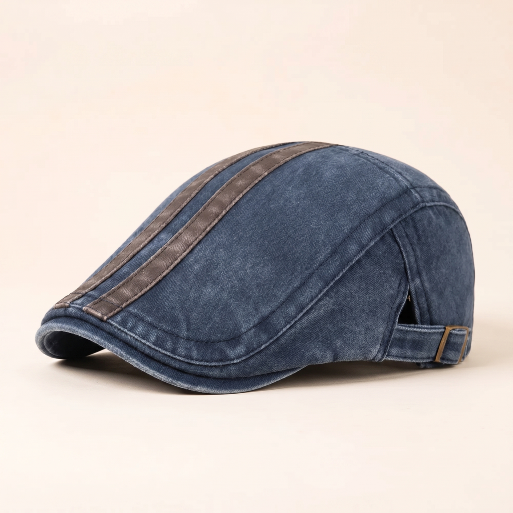 Casquette en denim rayé — AUNEUIL