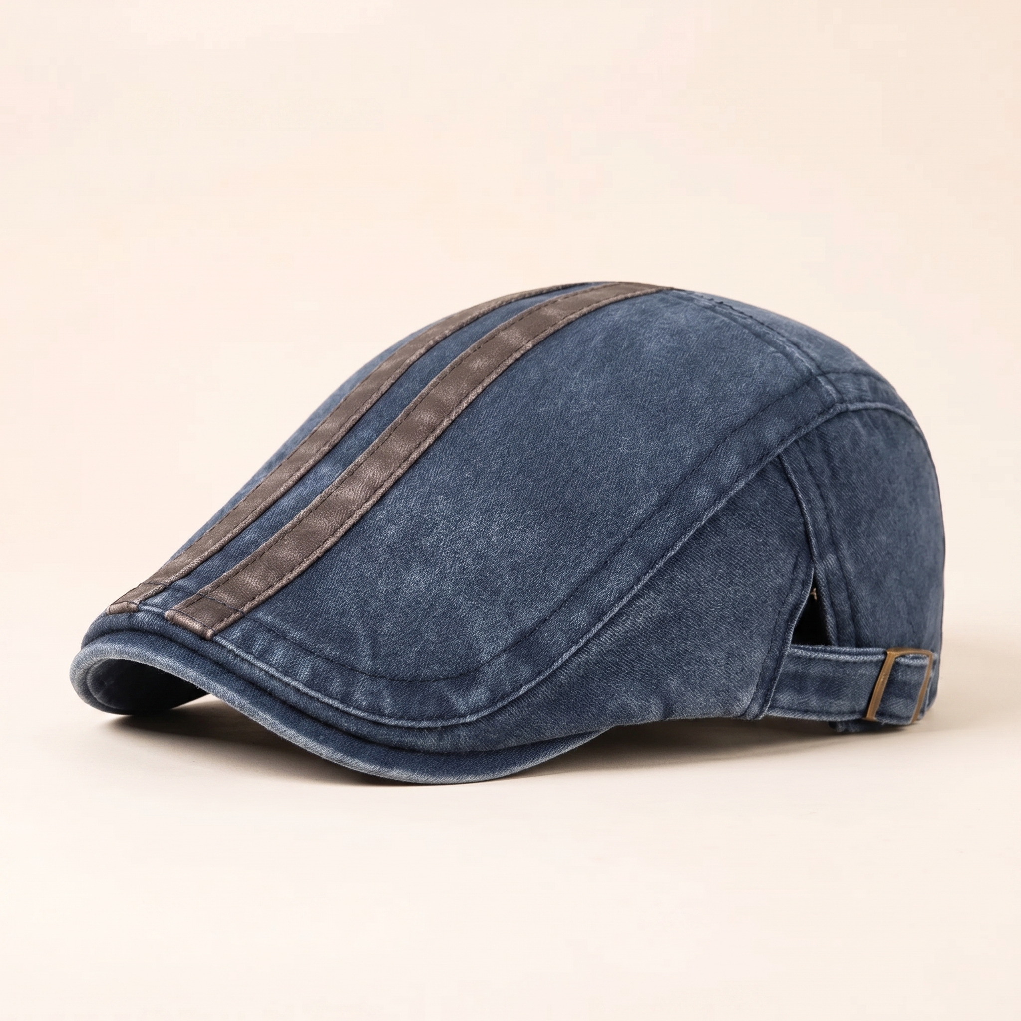 Casquette en denim rayé — AUNEUIL