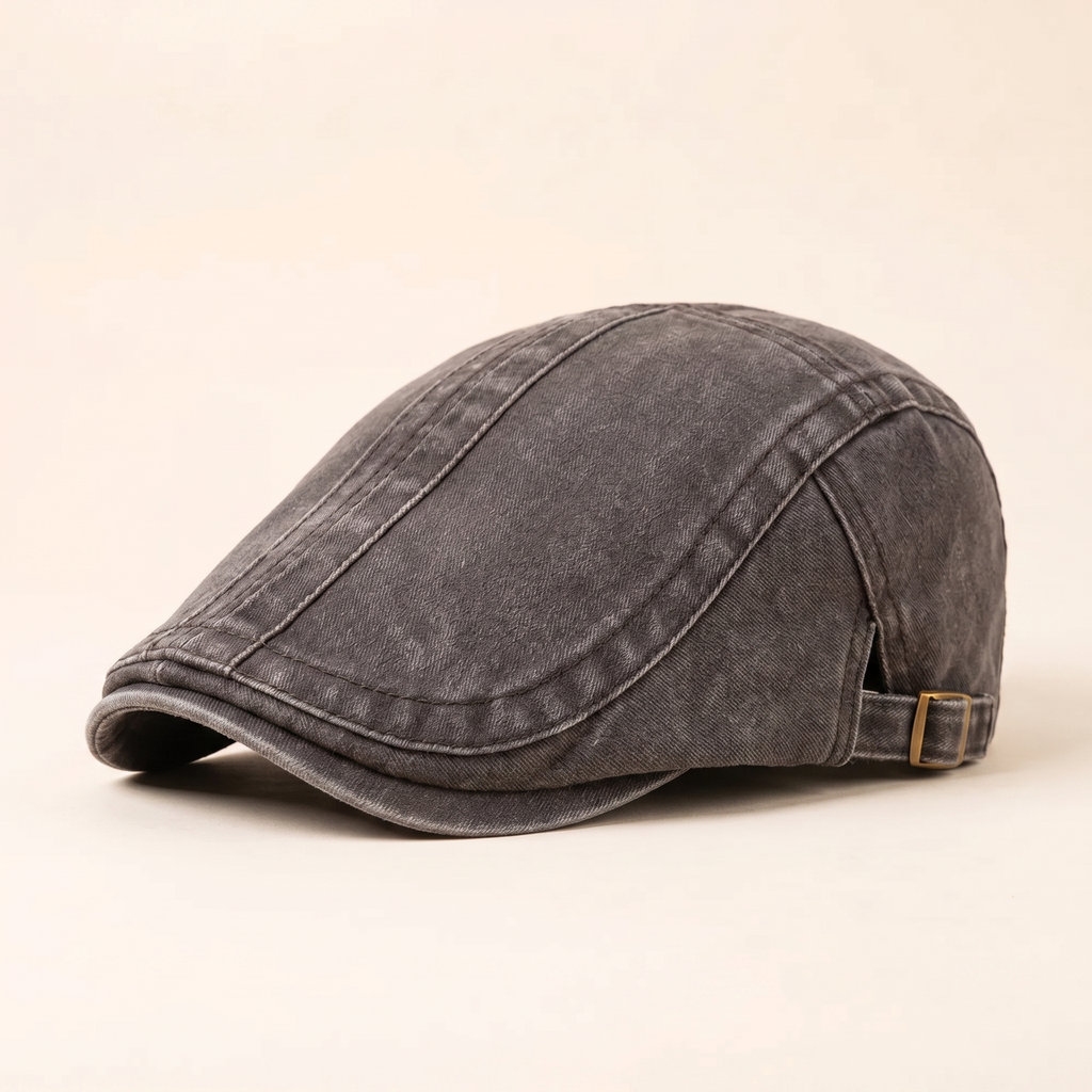 Casquette en denim rayé — AUNEUIL
