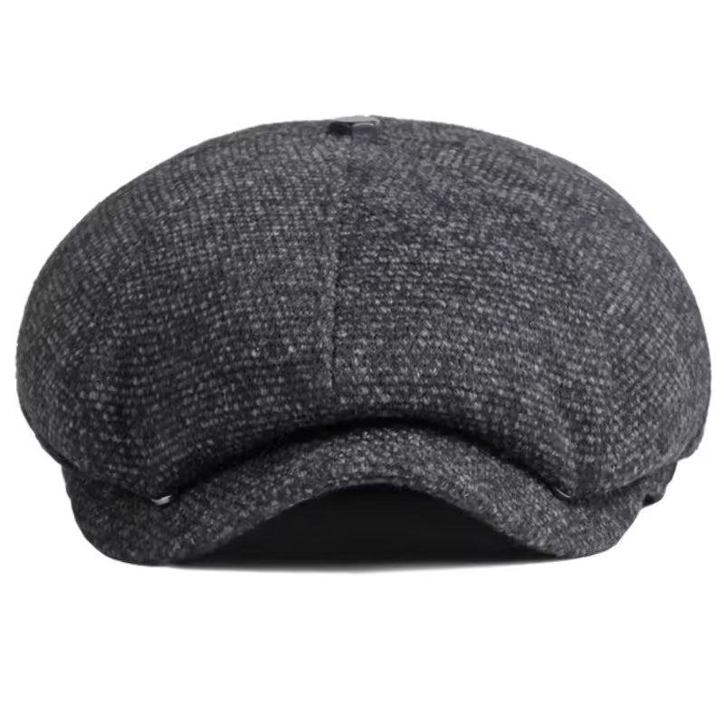 Casquette huit panneaux chinée — BOUCHAIN