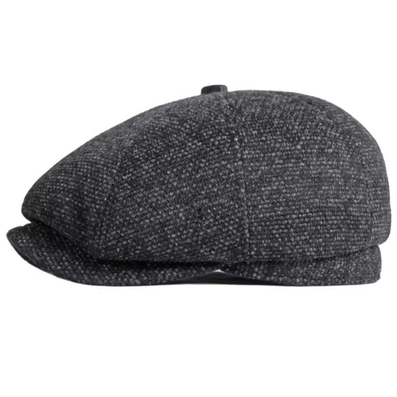 Casquette huit panneaux chinée — BOUCHAIN
