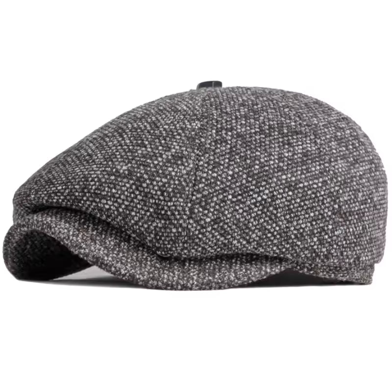 Casquette huit panneaux chinée — BOUCHAIN