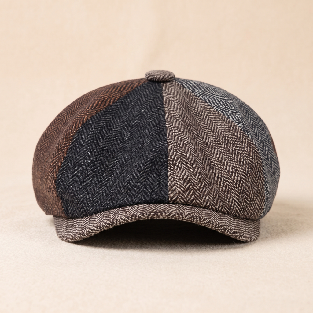 Casquette en laine à chevrons — WIMEREUX
