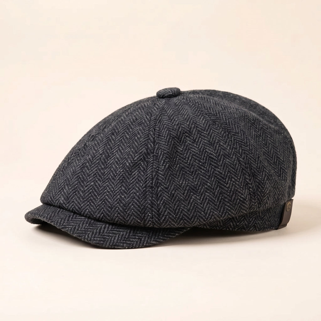 Casquette en laine à chevrons — WIMEREUX