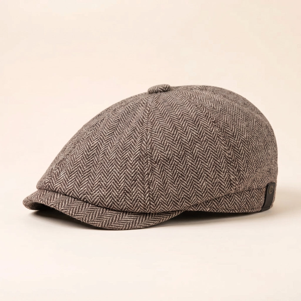 Casquette en laine à chevrons — WIMEREUX