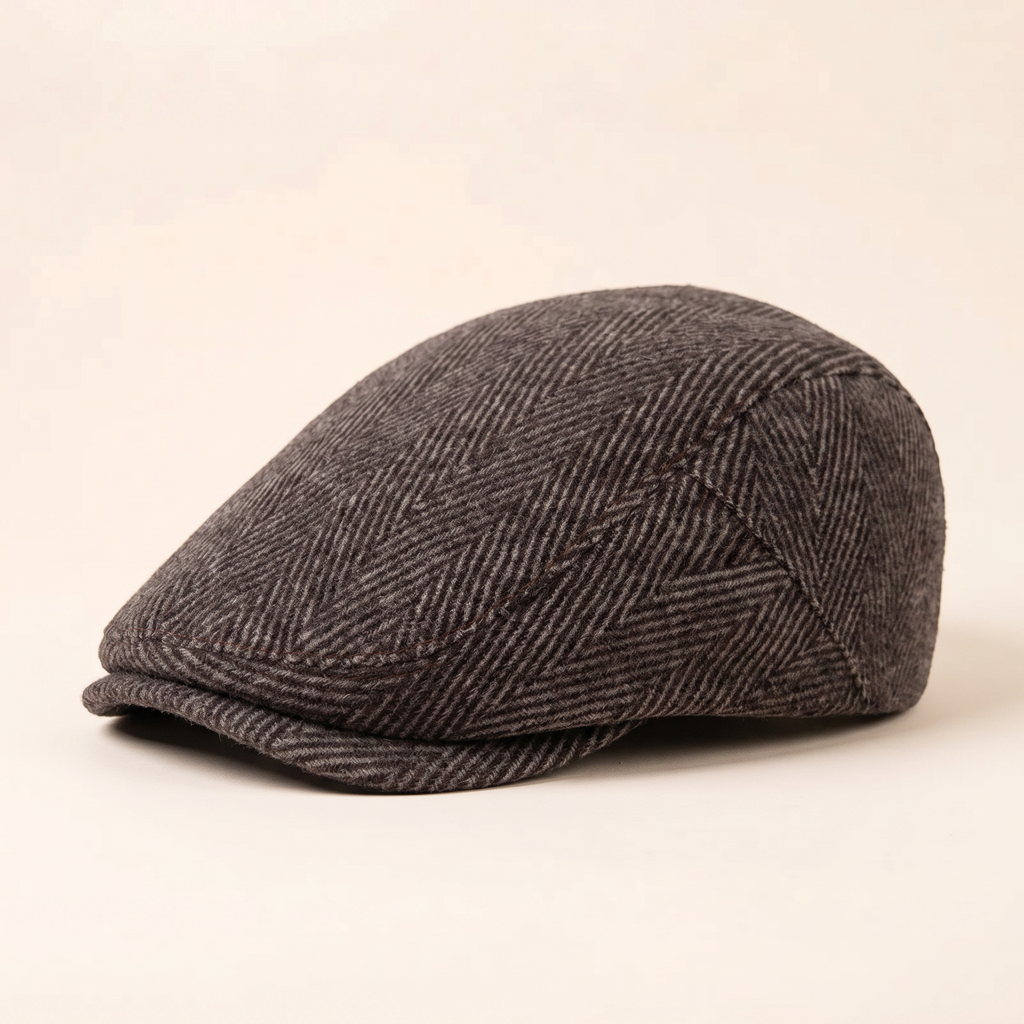 Casquette en laine à chevrons — MARCHIENNES