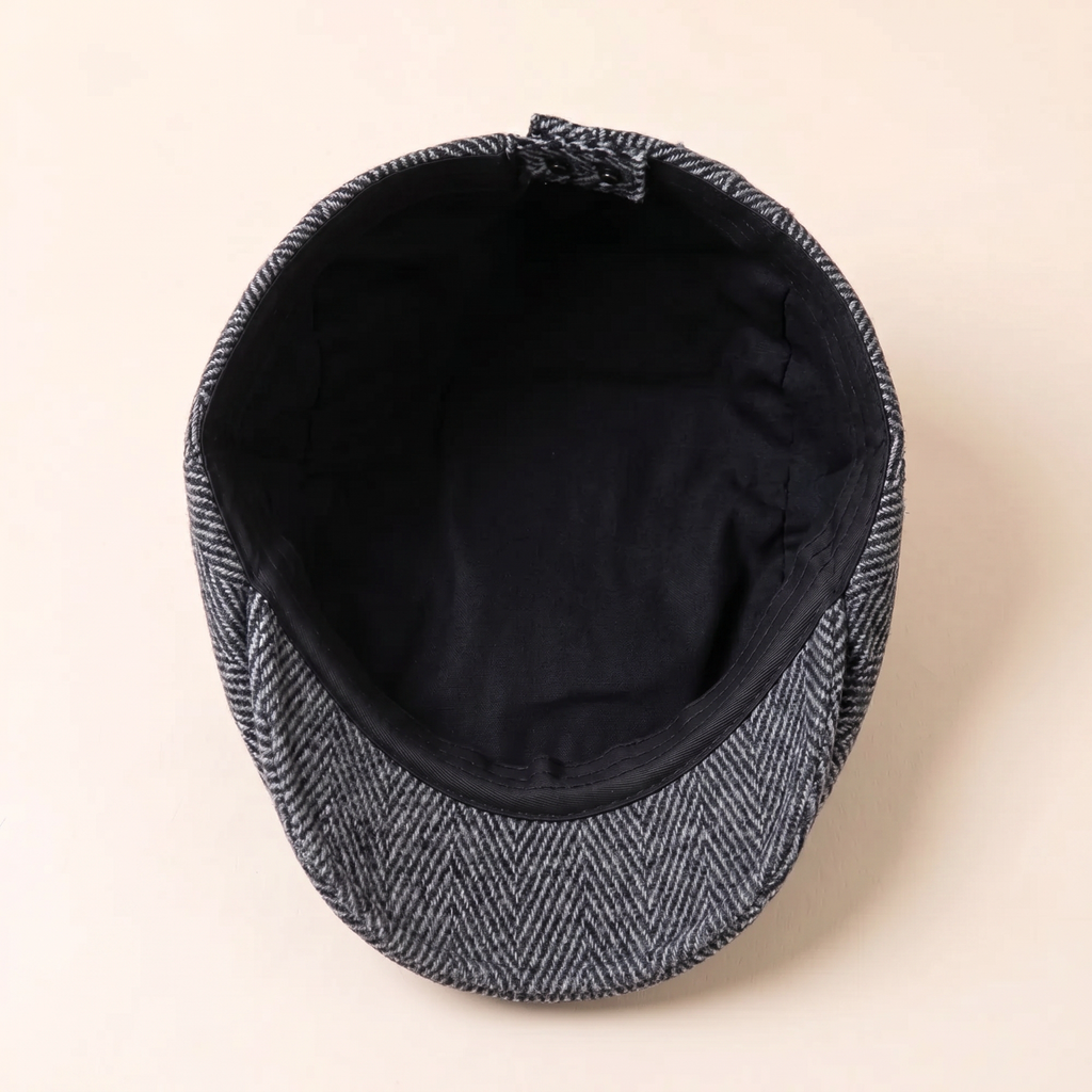 Casquette en laine à chevrons — MARCHIENNES