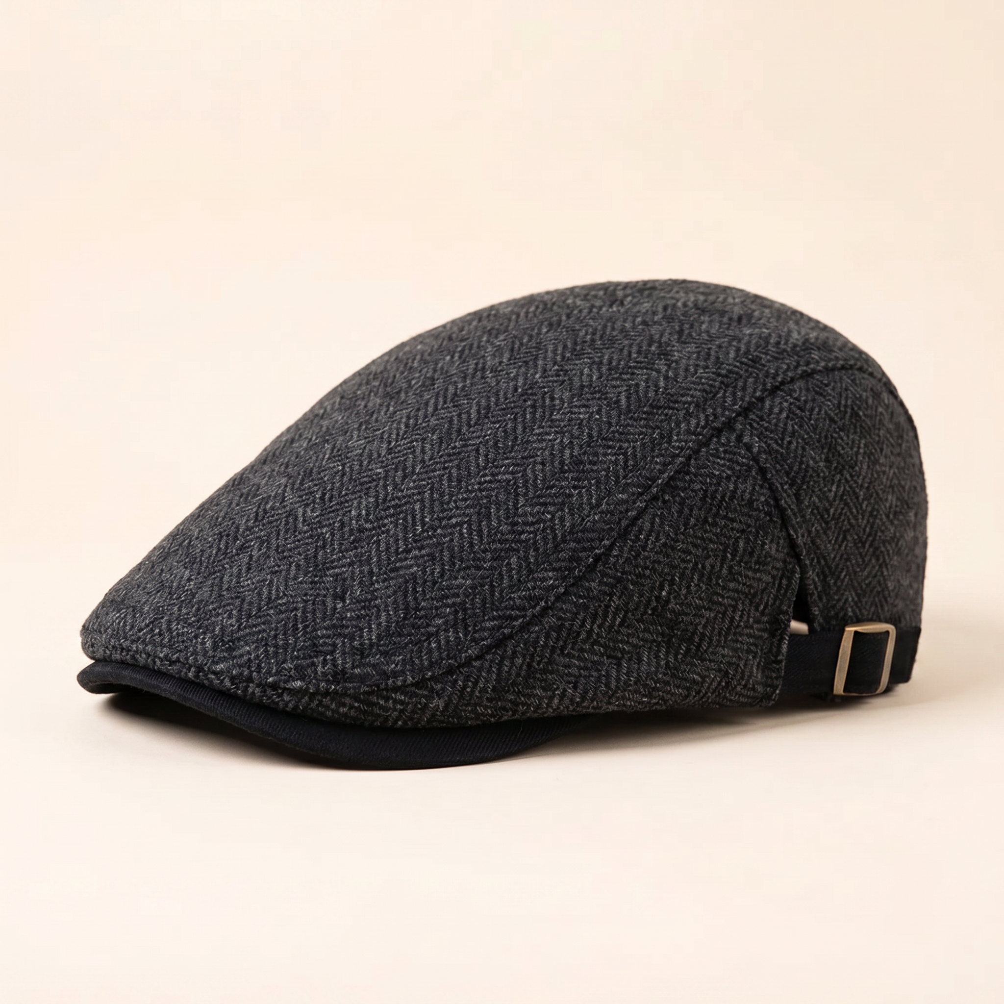 Casquette driver en laine à chevrons — CHOCQUES