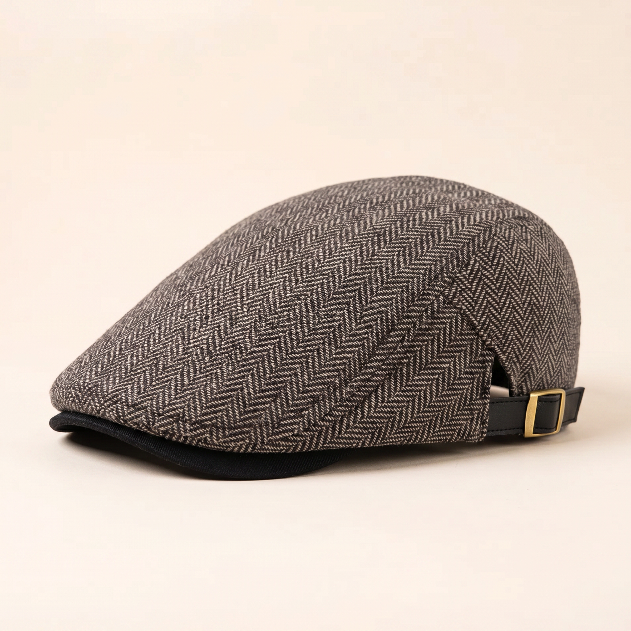 Casquette driver en laine à chevrons — CHOCQUES