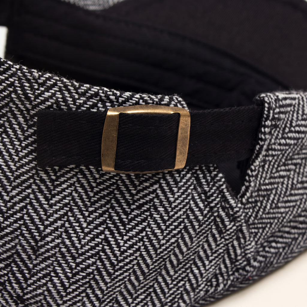 Casquette driver en laine à chevrons — CHOCQUES