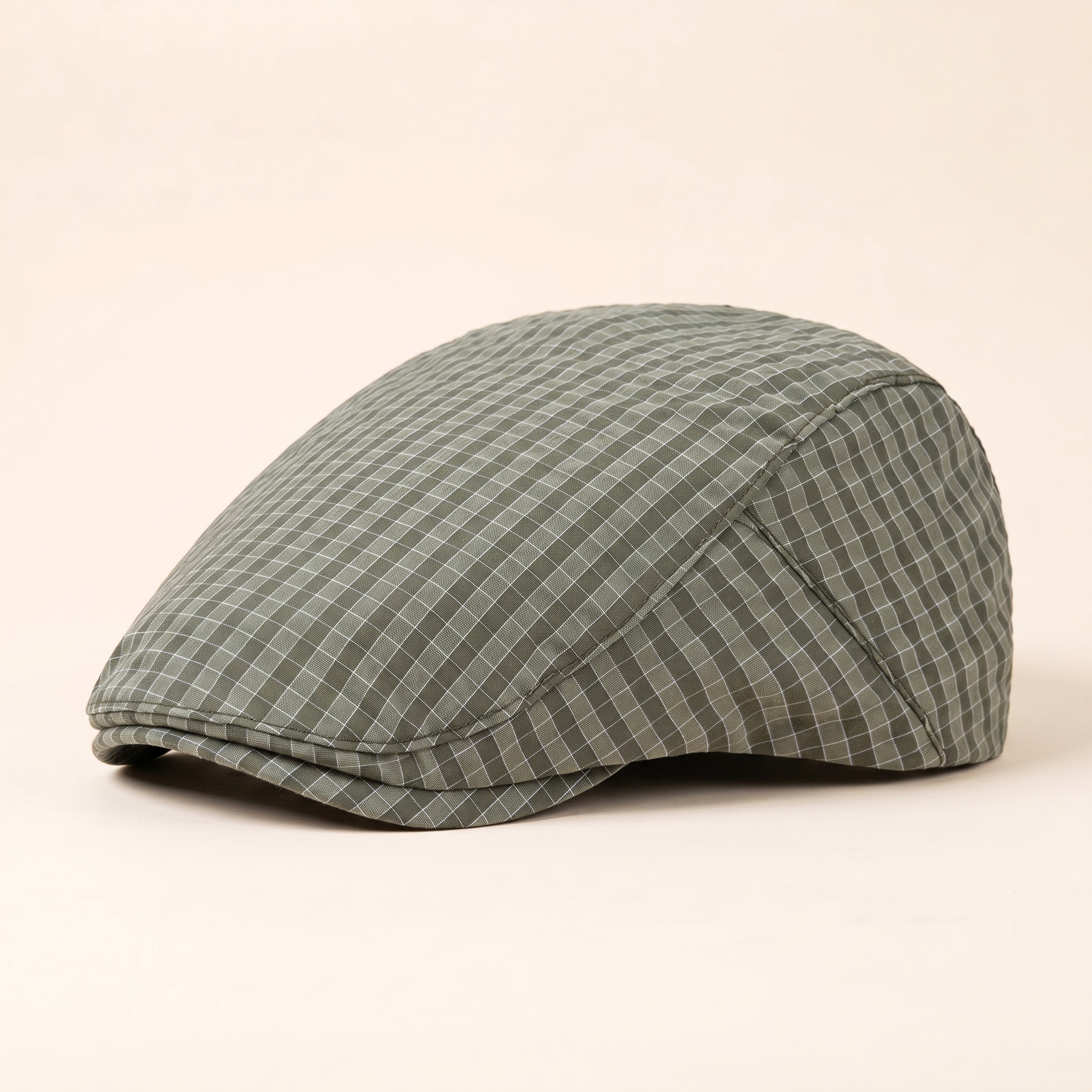 Casquette légère à carreaux fins — MOUY