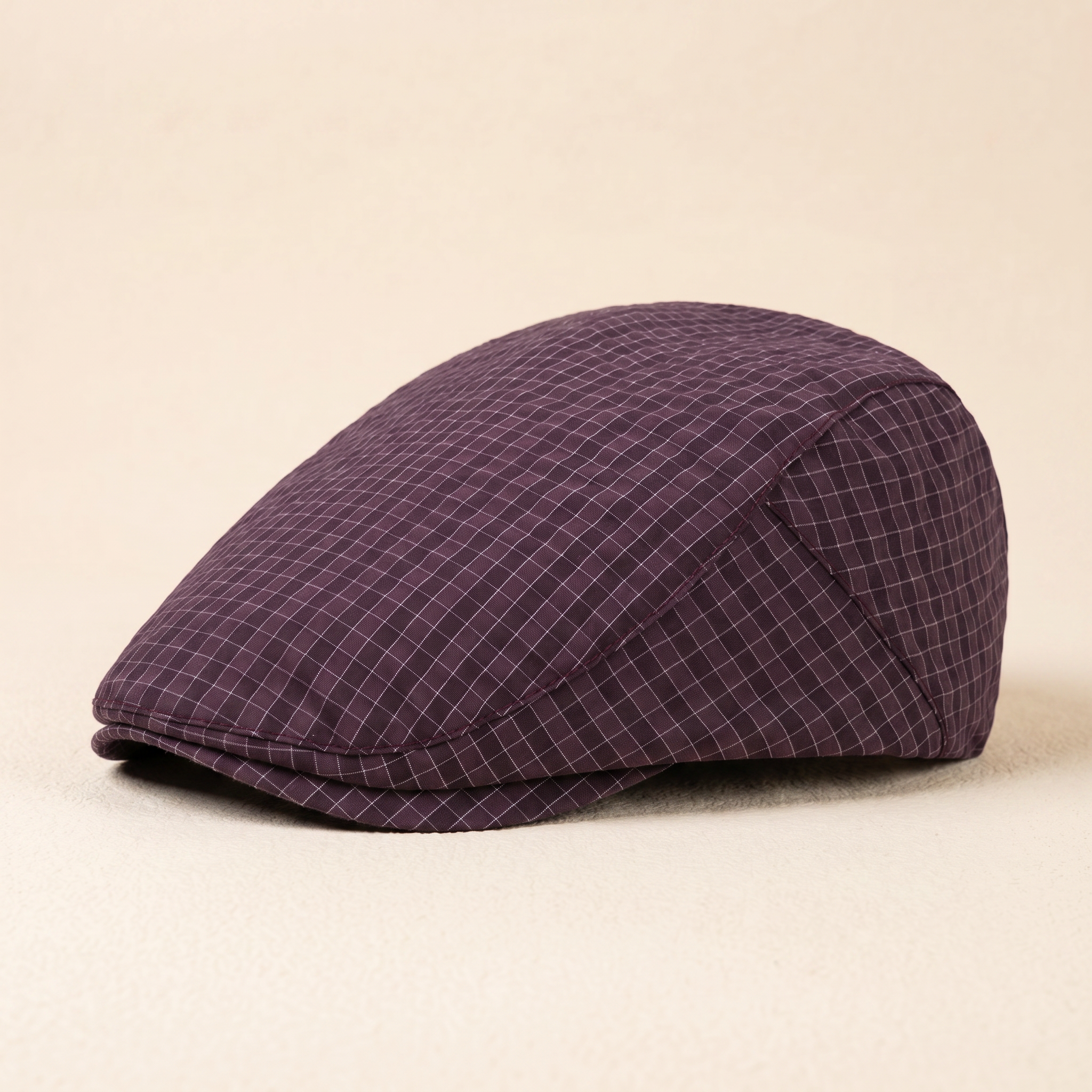 Casquette légère à carreaux fins — MOUY