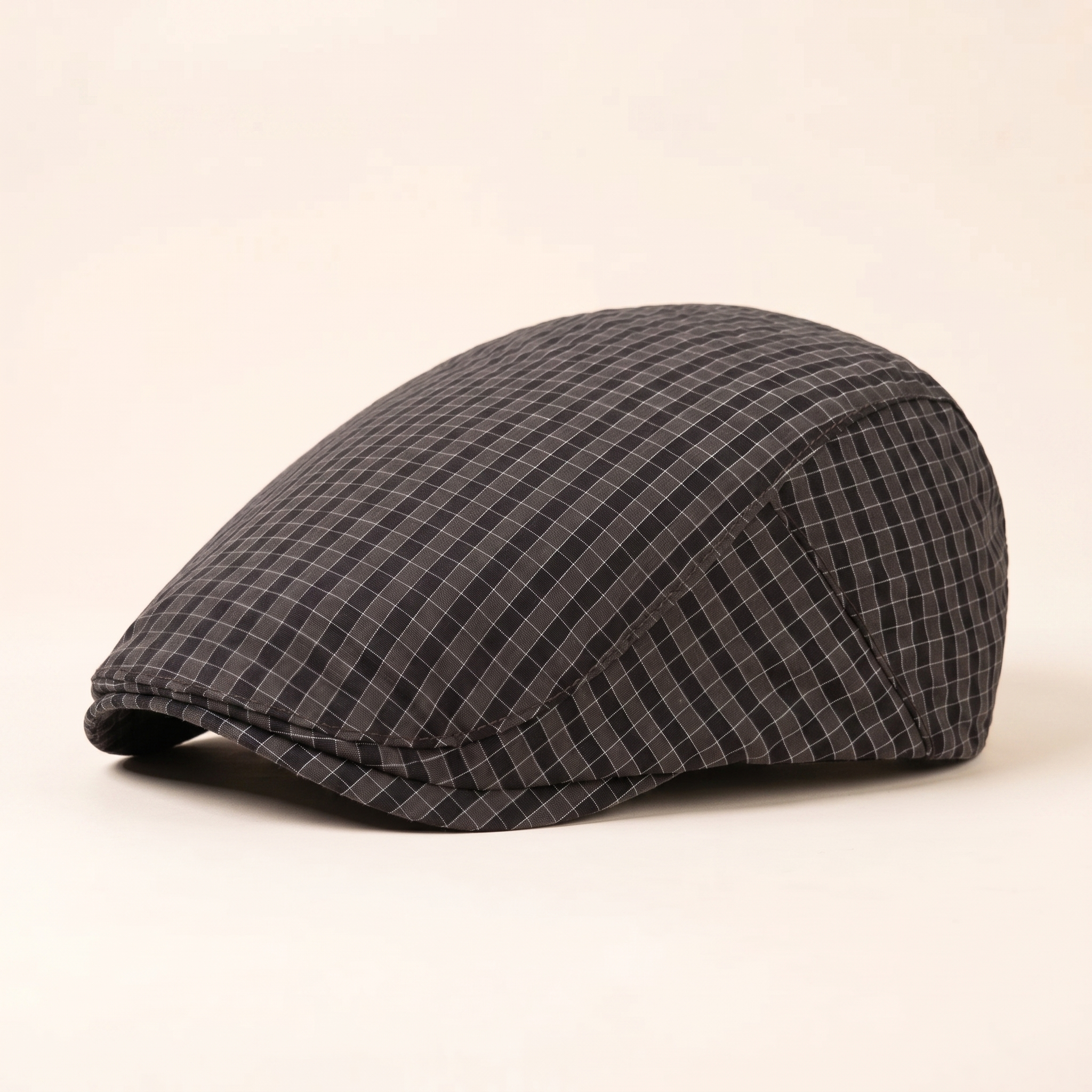 Casquette légère à carreaux fins — MOUY
