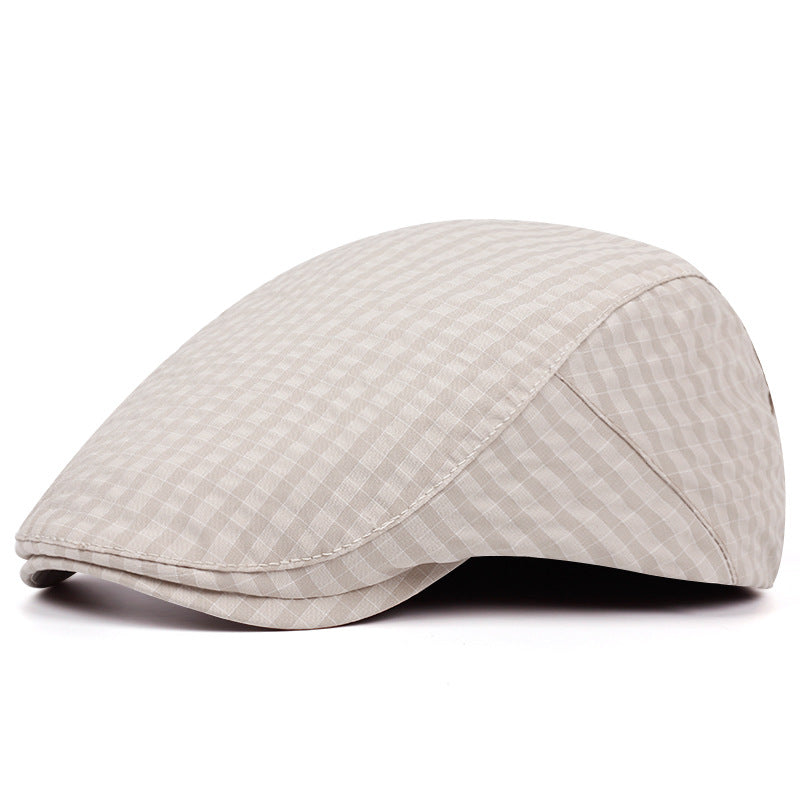 Casquette légère à carreaux fins — NAOURS