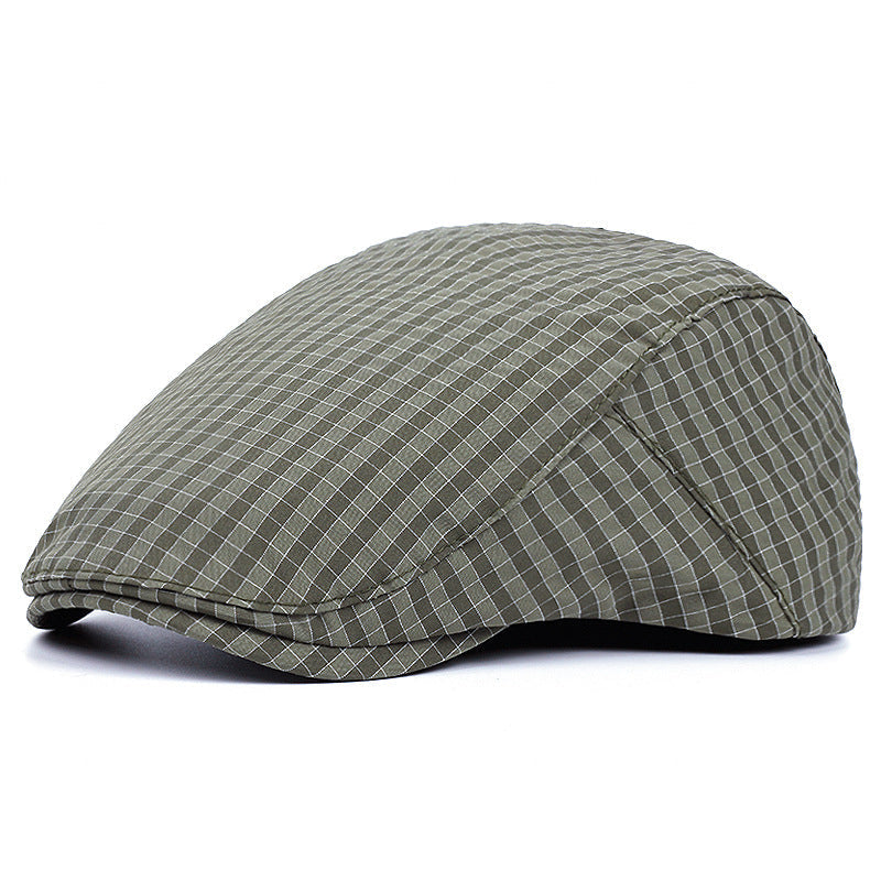 Casquette légère à carreaux fins — NAOURS