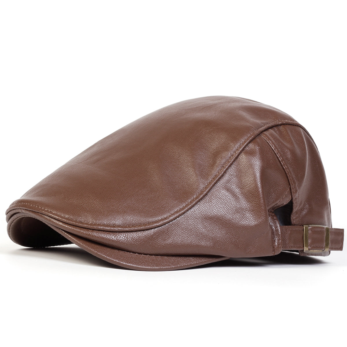 Casquette driver en cuir — STEENVOORDE