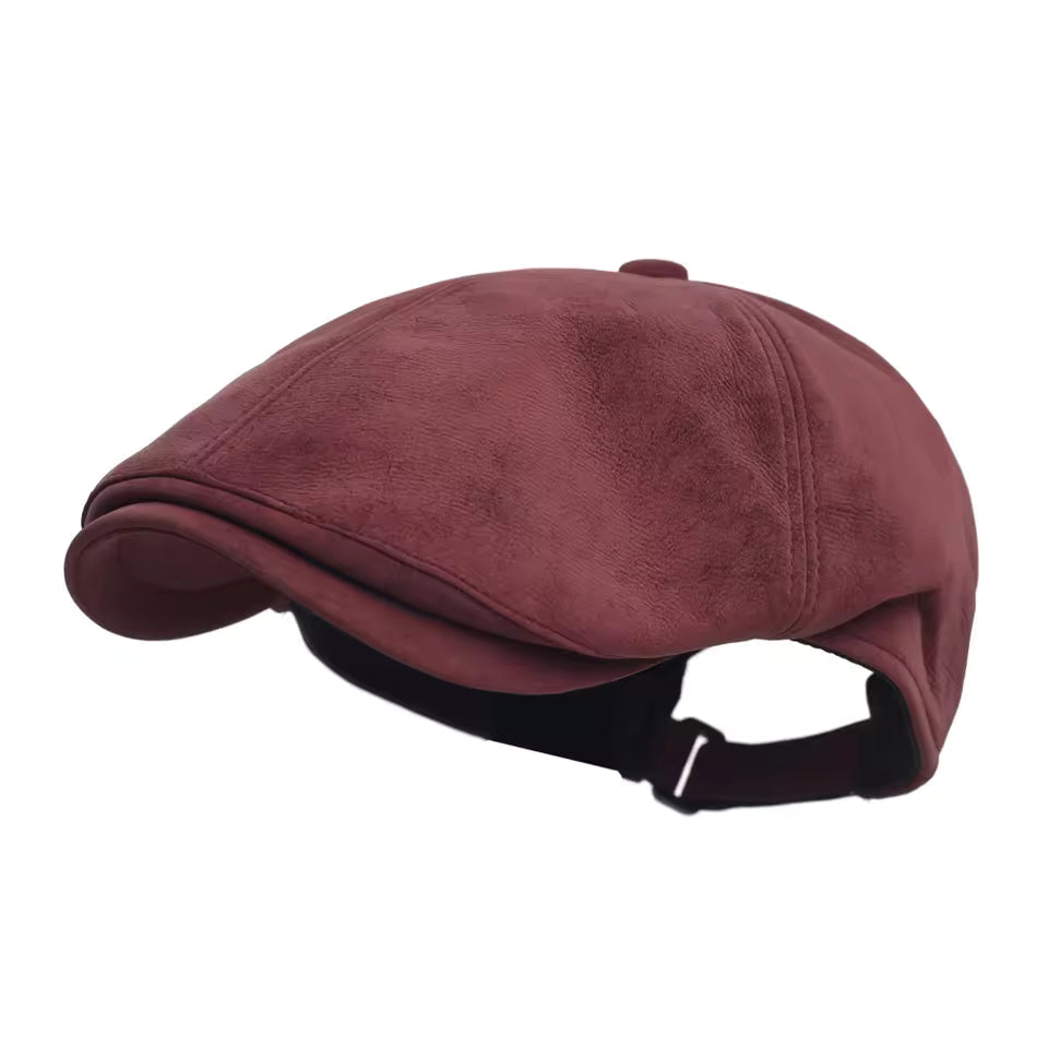 Casquette chaude en cuir mélangé — BAILLEUL