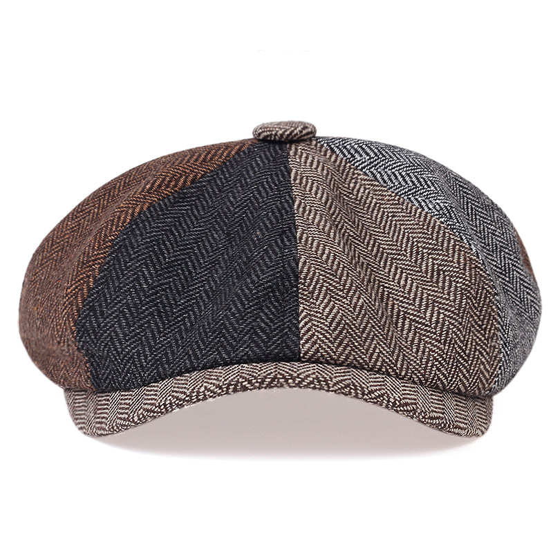 Casquette en laine à chevrons — SECLIN