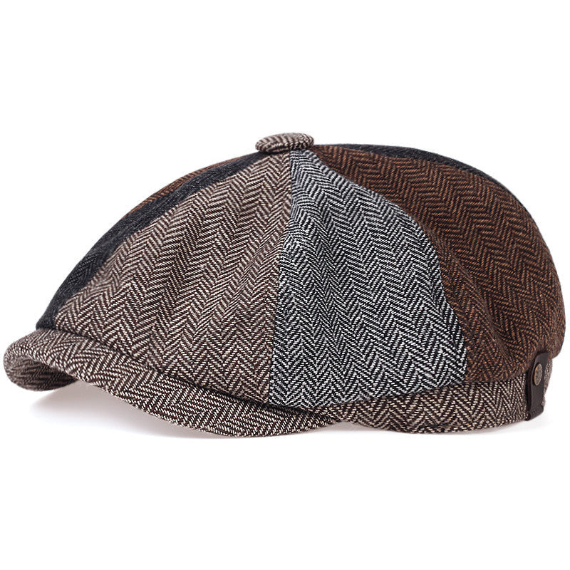 Casquette en laine à chevrons — SECLIN