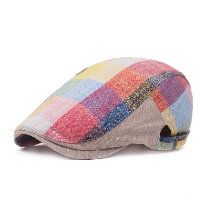 Casquette à carreaux rétro — RIBEMONT
