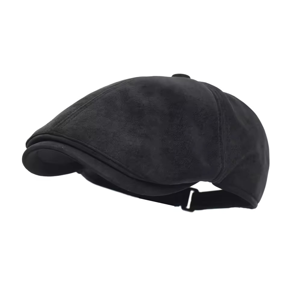 Casquette chaude en cuir mélangé — BAILLEUL