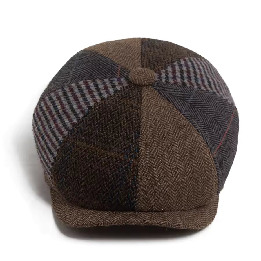 Casquette en laine patchwork — CAMPAGNE