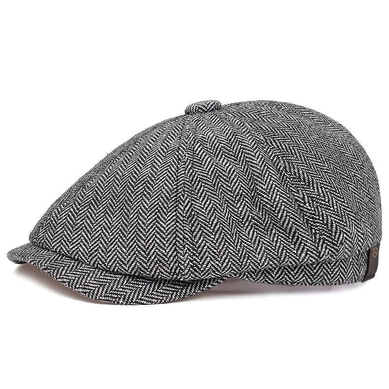 Casquette en laine à chevrons — SECLIN