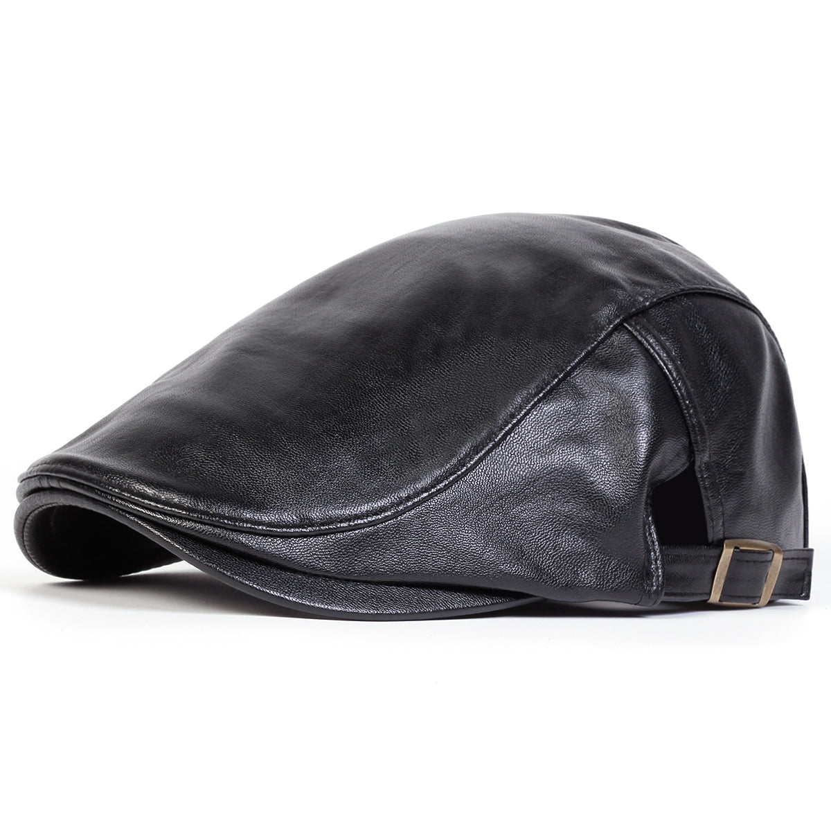Casquette driver en cuir — STEENVOORDE