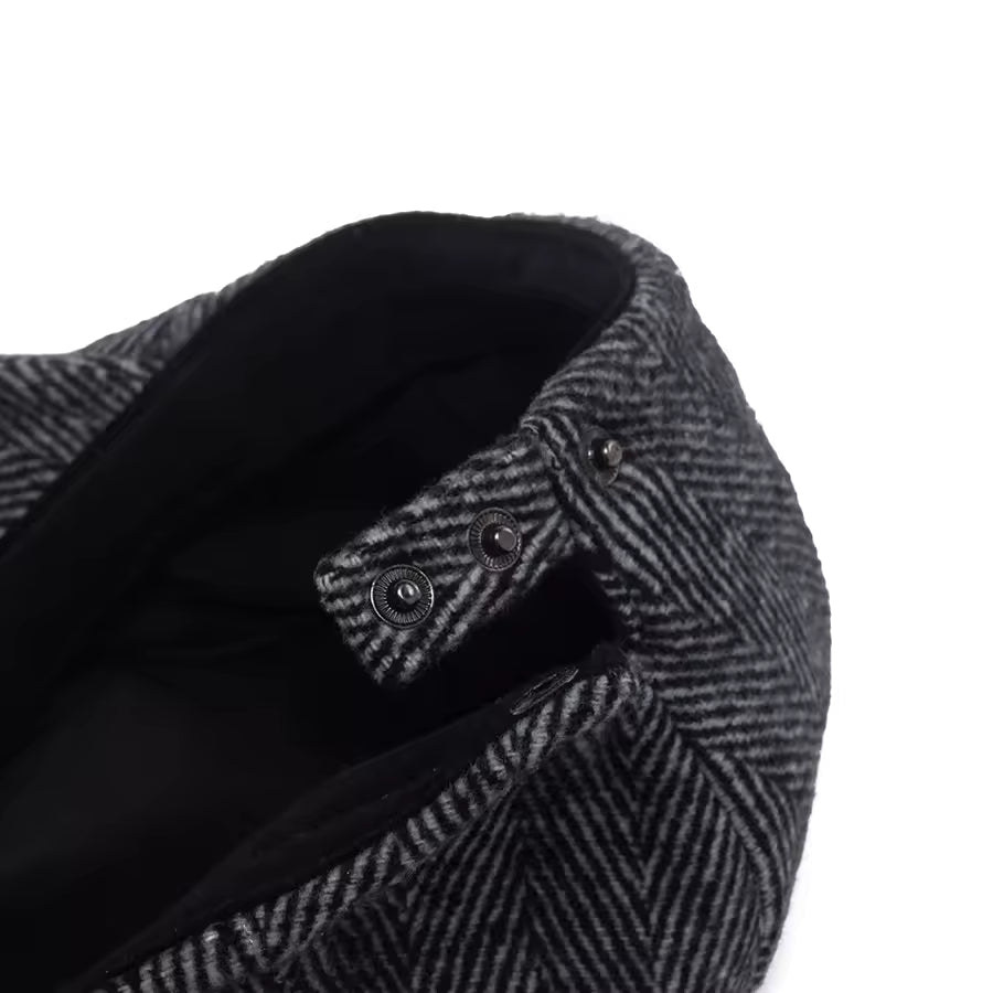 Casquette en laine à chevrons — CYSOING