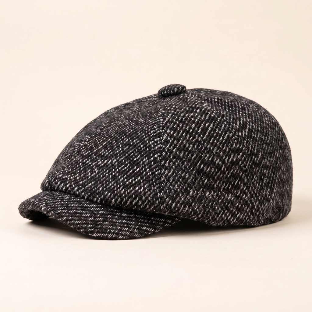 Casquette gavroche en tweed — LILLERS